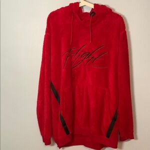 Mens XL Jordan flight Red Sweater